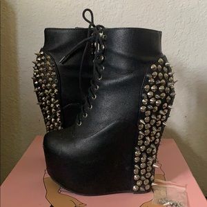 Jeffrey Campbell Damsel Spike Wedge Boot